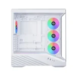 Lian Li Vector V100 Mid Tower PC Case (4 Preinstalled Fans – ARGB, Tempered Glass)  - White - Image 5