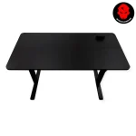 WJ Coolman T-Shaped Gaming Desk, Electric Height Adjustable - Black  | GMT-T-904-HGT - Image 4