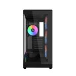 Lian Li Vector V100 Mid Tower PC Case (4 Preinstalled Fans – ARGB, Tempered Glass)  - Black - Image 2