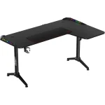 Twisted Minds WARRIOR L Shaped Gaming Desk RGB Right/Left -  Black | TM-Y-RB-RGB - Image 3