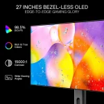 Redragon Rebellion 27" OLED Gaming Monitor (2K / 240Hz / 0.3ms / Oled / Flat ) | GMQ2753SEL - Image 7