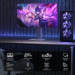 Redragon Rebellion 27" OLED Gaming Monitor (2K / 240Hz / 0.3ms / Oled / Flat ) | GMQ2753SEL - Image 2