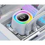 ID COOLING FX 360 TD 360mm Liquid Cooler - White - Image 3