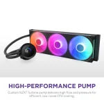 NZXT Kraken Plus 360mm AIO Cooler LCD – Black RGB - Image 8