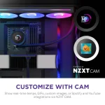 NZXT Kraken Plus 360mm AIO Cooler LCD – Black RGB - Image 6