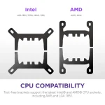 NZXT Kraken Plus 360mm AIO Cooler LCD – Black RGB - Image 3