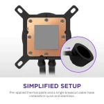 NZXT Kraken Plus 240mm AIO Cooler LCD – Black - Image 4