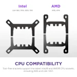 NZXT Kraken Plus 240mm AIO Cooler LCD – Black - Image 3