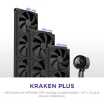 NZXT Kraken Plus 360mm AIO Cooler LCD – Black - Image 9
