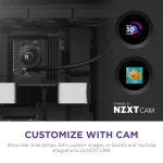 NZXT Kraken Plus 360mm AIO Cooler LCD – Black - Image 6