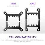 NZXT Kraken Plus 360mm AIO Cooler LCD – Black - Image 3