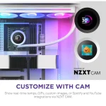 NZXT Kraken Plus 360mm AIO Cooler LCD – White RGB - Image 6