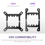 NZXT Kraken Plus 360mm AIO Cooler LCD – White RGB - Image 3