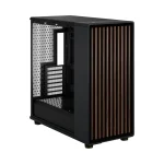 Fractal North XL ATX PC Case , Tempred Glass , Wood Front  - Black - Image 9