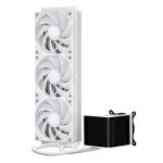 TRYX Panorama 360mm SE ARGB AIO Cooler L-Shaped Amoled  Screen - White - Image 3