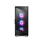 MSI MPG Velox 100R ATX PC Case 4 Pre-installed Fans - Black - Image 5