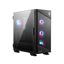 MSI MPG Velox 100R ATX PC Case 4 Pre-installed Fans - Black
