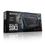 Sharkoon SKILLER SGK3 Mechanical Gaming Keyboard (Kailh Red Switch / RGB / PBT Keycaps / 3-Block Layout) - Image 2