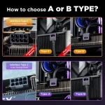 WJCOOLMAN 8pin CPU ARGB  Black A - Image 2