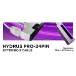 WJCOOLMAN Hydrus-24PIN Motherboard Extension Cable WHITE LEFT SIDE - Image 10