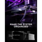 WJ Coolman Hydrus-8pin ARGB GPU 'A' BLACK - Image 2
