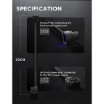 WJ Coolman Hydrus-8pin ARGB GPU 'A' BLACK - Image 10