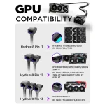 WJ Coolman Hydrus-8pin ARGB GPU 'A' BLACK - Image 3