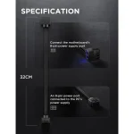 Wjcoolman Hydrus-8pin ARGB GPU B black - Image 5