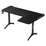 Twisted Minds WARRIOR L Shaped Gaming Desk RGB Right Black  ( 160 CM ) - TM-Y-RB-RGB - Image 4