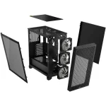 Corsair 3000D RGB AIRFLOW Mid-Tower PC Case - Black - Image 2