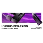 WJCOOLMAN Hydrus-24PIN Right-Angle Motherboard Extension Black - Image 8