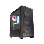 ACEGEEK Qube Mid Tower PC Case - 4 ARGB Fans - Front Mesh Panel