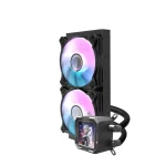 Darkflash Wave DV-240S  LCD Liquid CPU Cooler ARGB - Black - Image 2