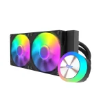 Darkflash AquaGlow 240mm DG240 Liquid CPU Cooler - Black - Image 4