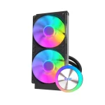 Darkflash AquaGlow 240mm DG240 Liquid CPU Cooler - Black - Image 2