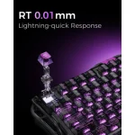 GravaStar Mercury V75- Lite Gaming Keyboard - Transparent Black - Image 9