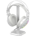 Redragon H320 Lamia 2 USB RGB Gaming Headset with Stand - White - Image 5