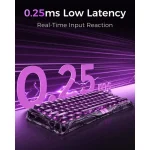GravaStar Mercury V75- Lite Gaming Keyboard - Transparent Black - Image 8