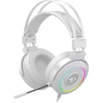 Redragon H320 Lamia 2 USB RGB Gaming Headset with Stand - White