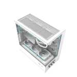 Darkflash DY451 Pro Premium  ATX PC Case with Digital Display - 4 Preinstalled ARGB Fans - White - Image 3
