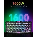 GravaStar Mercury V75- Lite Gaming Keyboard - Transparent Black - Image 5