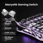 GravaStar Mercury V75 Pro Premium Mechanical Gaming Keyboard - Iron Purple - Image 7