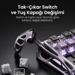 GravaStar Mercury V75 Pro Premium Mechanical Gaming Keyboard - Iron Purple - Image 5