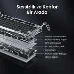 GravaStar Mercury V75 Pro Premium Mechanical Gaming Keyboard - Iron Purple - Image 4
