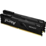 16 GB DDR4 8x2  3200 MHz  CL16 - Kingston Fury Beast Black
