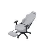Andaseat Luna Pro with Footrest, Gaming Chair ( Large - Fabric - Gray ) - Image 9