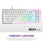 NZXT Function Elite Mini TKL Mechanical Gaming Keyboard - White - Image 6