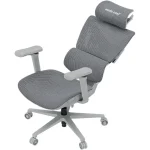 AndaSeat X-Air Pro Series Gaming Chair Multi-function Armrest, Black Aluminum Base - ( X Large - Ash Gray ) - Image 2