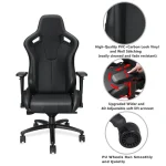 Anda Seat Dark Knight Premium Gaming Chair (XL, Carbon PVC, Black) | AD12XL-DARK-B-PV/C-B02 - Image 2