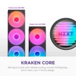 NZXT Kraken Core 360 RGB AIO Liquid Cooler - 360mm, Black | RL-KR36C-B1 - Image 7